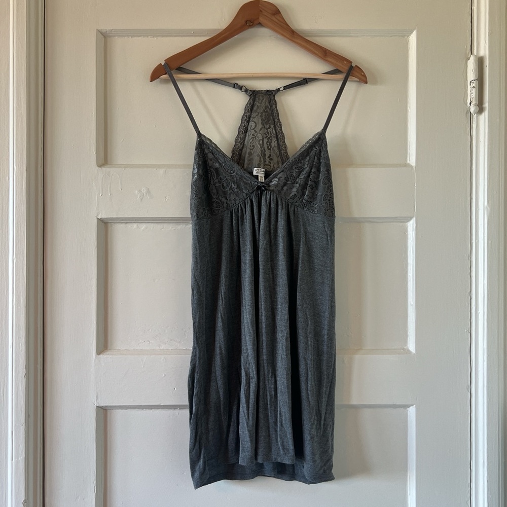 PJ Salvage gray night slip size M
